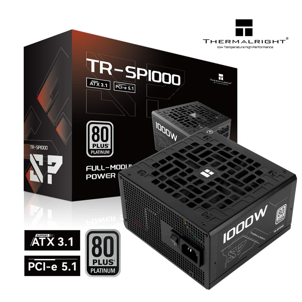 Thermalright 1000w Platinum Modular Power Supply SP-1000 (ATX 3.1 PCI 5.1 12Pin GPU)