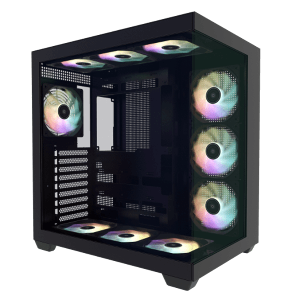 GALAX "HOF ALLSYNQ" Computer Case (4 ARGB Fans) Black