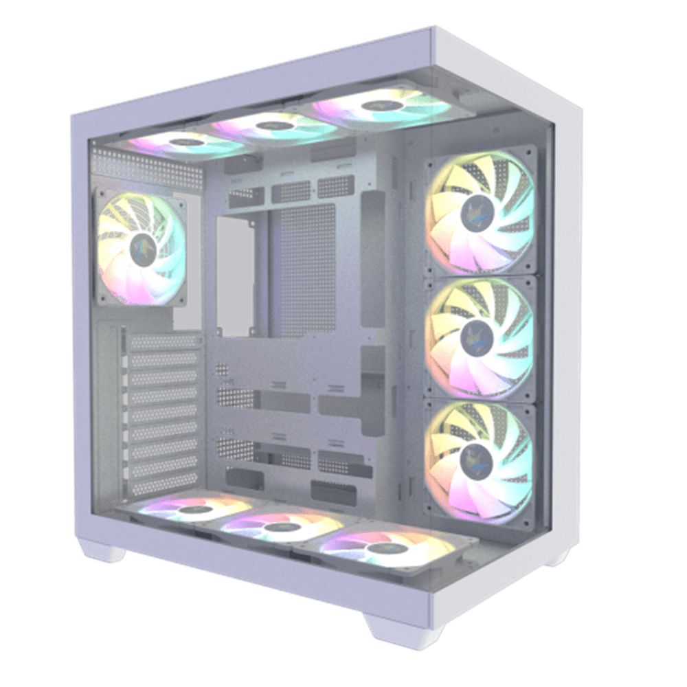 GALAX "HOF ALLSYNQ" Computer Case (4 ARGB Fans) White