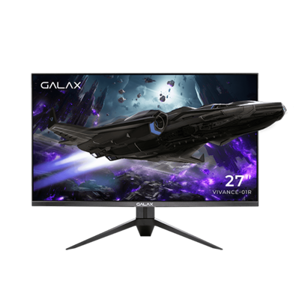 GALAX Gaming Monitor (VI-01R) 27 Inch 2K QHD 1440P/ IPS / 180Hz / 1ms / G-Sync Certified / HDR / DCI-P3 92% / Borderless